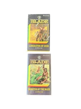 RICHARD BLADE Vintage Paperback Books #5-6 by Jeffrey Lord